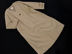 BEAMS HEART ビームスハート ノーカラー コート sizeM/ライトベージュ ◇■ レディース