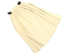 EPOCA エポカ ロング フレア スカート size38/ベージュ ■■ レディース