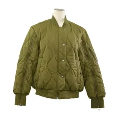 ジーユー × ロク GU × rokh ジャケット 中綿 キルティング Sサイズ カーキ レディース F-L8578