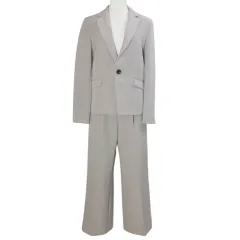 ロペピクニック ROPE Picnic 360°ウルトラストレッチ スーツ セットアップ テーラードジャケット ワイドパンツ GDV12150 GDS12150 36 S相当 キャメル系 /X