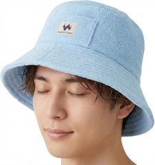 Sauna Crown SaunaCrown 사우나 모자 사우나를위한 칼라 발리 6 색 남성 여성 용품 타월 세탁 가능 (스플래시 블루, 60.0 cm)
