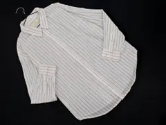 B:MING BEAMS ビームス ストライプ シャツ sizeS/白 ■◇ レディースのサムネイル