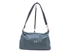 Kitamura キタムラ レザー セミショルダー バッグ 緑 ■■ レディース