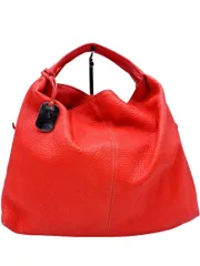 FURLA フルラ レザー トート バッグ 朱色 ■■ レディース