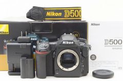 ☆極上美品☆ Nikon ニコン D500 ボディ 元箱 付属品 Shot数 11,700枚