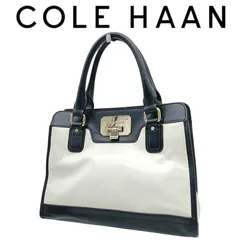 COLE HAAN　コールハーン　ハンドバッグ　ショルダーバッグ　2way　トートバッグ　ブラック　ホワイト