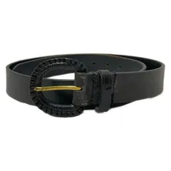 RalphLauren(ラルフローレン) ベルト M - 黒 レザー