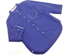 BEAMS HEART ビームスハート 7分袖 シャツ sizeXL/濃紺 ■◇ メンズ