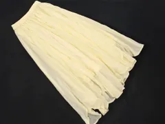 新品 Rope Picnic ロペピクニック フレア ロング スカート size38/ライトイエロー ■◇ レディース