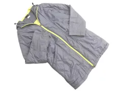 NIKE ナイキ フード 中綿 ジャケット sizeS/グレーｘ黄 ◇■ レディース