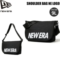 ニューエラ ポーチ NEW ERA ショルダー バッグ ブラック ホワイトロゴ 約9L