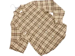 J.CREW ジェイクルー チェック シャツ sizeM/ベージュ ◇■ レディース