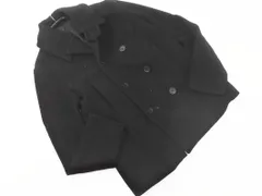 GLOBAL WORK グローバルワーク ウール混 ピー コート sizeS/黒 ◇■ メンズ