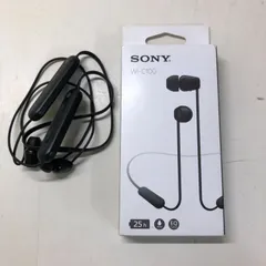 C783 SONY ソニー ワイヤレスステレオヘッドセット WI-C100 ブラック 中古