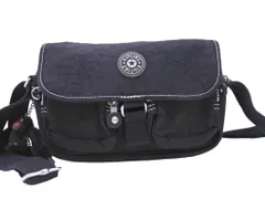 Kipling キプリング モンキーチャーム 付き ショルダー バッグ 黒 ■■ レディース