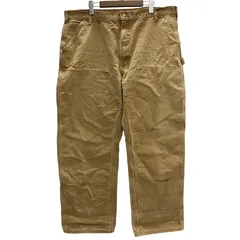 カーハート Carhartt ダブルニー ダックパンツ ペインターパンツ W42サイズ カーゴパンツ ベージュ 201MB-1322 VB