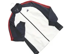 adidas アディダス トラック ジャケット sizeM/白ｘ紺 ■◇ メンズ