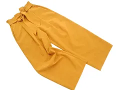 Rope Picnic ロペピクニック ウエストリボン テーパード パンツ size38/マスタード ■◇ レディース