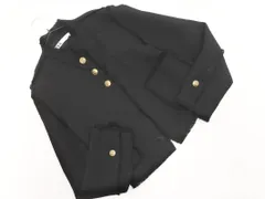 ZARA ザラ ウール100% スタンドカラー ジャケット sizeM/黒 ◇■ レディース