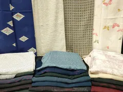 平和屋本店■夏物 小紋 絽 紗 まとめて20点 蝶 花柄 手描き 型染め 着用可能多数 全て正絹 se4000