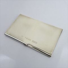 美品】ティファニー 名刺入れ カードケース シルバー925 鏡面 - メルカリ