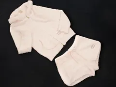 gelato pique ジェラートピケ ヘアーバンド ソックス パーカー ショートパンツ ルームウェア 4点セット sizeF/白ｘピンク ◇■ レディース