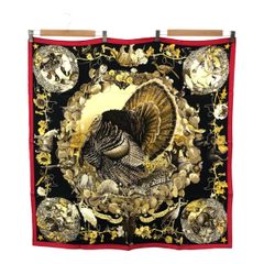 HERMES エルメス カレ90 スカーフ テキサス動植物図鑑 シルク100