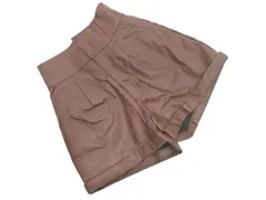 新品 GRL グレイル 合皮 フェイクレザー ショート ショート パンツ sizeM/ブラウン ◇■ レディース