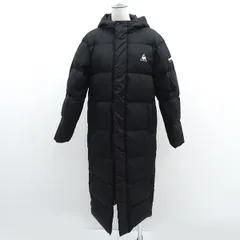 le coq sportif / ルコック スポルティフ ◆ロングダウンコート/フード付き/ブラック/サイズS QMMMJK03 【レディース/ガールズ/LADY/女性/婦人】 レディースファッション【中古】 