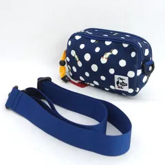 CHUMS / チャムス ◆レクタングルショルダースウェット/ドット/ネイビー/タグ付き CH60-3461-Z325-00 【バッグ/バック/BAG/鞄/カバン】 メンズファッション【中古】 