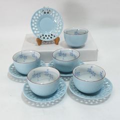 有田焼2種セット】彩堂窯 福幸窯 湯呑み 茶托 セット - メルカリ