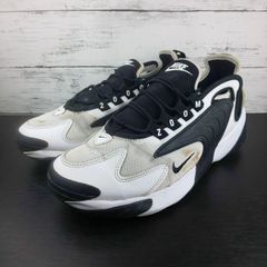 b285 NIKE ZOOM 2K ホワイト✕ブラック スニーカー 25.5cm - メルカリ