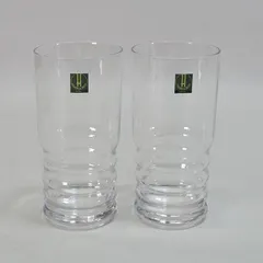 ＨＯＹＡ ◆【グラス】HOYA/クリスタルタンブラー（2個組） すまい 雑貨 ギフト ギフト【中古】 