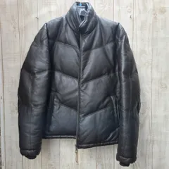 S02016 LICORICE LC-71001 羊革ラムレザー ダウンジャケット 革ジャン Lサイズ のサムネイル