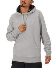 チャンピオン メンズ アウター パーカー・スウェット ロゴ パーカー グラフィック Champion Mens Logo Graphic Pullover Hoodie Platinum S