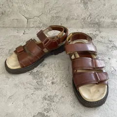 美品　希少　REGAL リーガル　コンフォートサンダル　ストラップ　レザーシューズ　茶　ブラウン　25.5cm
