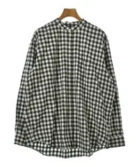 Vas-y Lentement ヴァジーラントマン カジュアルシャツ M 緑 【古着】【中古】【送料無料】 Vas-y Lentement(ヴァジーラントモン) バンドカラーロングスリーブ