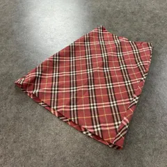 BURBERRY BLUE LABEL バーバリーブルーレーベル スカート バーバリーチェック ノバチェック柄 ウール 100% レディース 三陽商会 FLF56-626