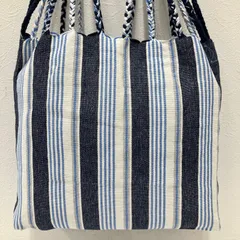 9506　DULTON　ダルトン　ハンモックトートバッグ　トートバッグ　ハンドバッグ　ブルー　ネイビー　ホワイト　キャンバス　レディース　シンプル　カジュアル　きれいめ　通勤　通学　普段使い