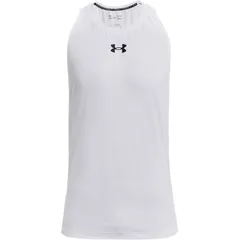 アンダーアーマー メンズ トップス タンクトップ Under Armour Armour Baseline Tank Top Mens WhiteBlack ホワイト