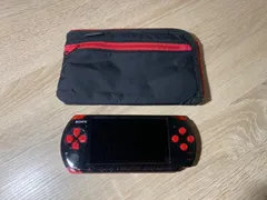 8395 PlayStation ポータブル PSP 3000 ブラック レッド 動作確認済み