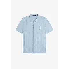 フレッドペリー メンズ トップス シャツ 半袖 Fred Perry MenshortSleeve Plain Shirt Light Smoke 146 スモーク