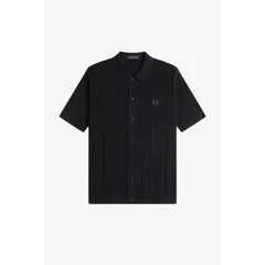 フレッドペリー メンズ トップス シャツ 半袖 Fred Perry MenshortSleeve Plain Shirt Black 102 ブラック