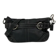 COACH(コーチ) ショルダーバッグ レガシーソフトダッフル 9412 黒 レザー