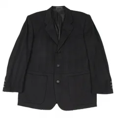 コムデギャルソン オムCOMME des GARCONS HOMME ラインジャガード切替ウールジャケット 黒S