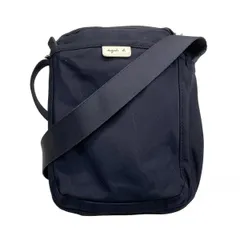 agnes b(アニエスベー) ショルダーバッグ - ダークネイビー