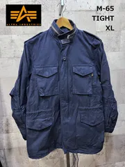アルファインダストリーズ M-65 フィールドジャケット XL TIGHT ネイビー ALPHA 2053-104