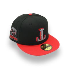7 1/4』ニューエラ キャップ インディアンス 2-Tone 黒赤 海外限定