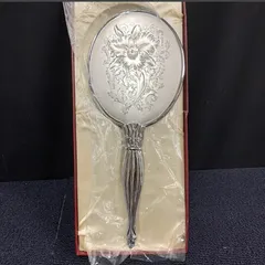 (4) i1406【中古】昭和レトロ アンティーク 手鏡 ハンドミラー ヴィンテージ 雑貨 西洋風