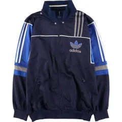 古着 90年代 アディダス adidas バックロゴ ジャージ トラックジャケット メンズL相当 ヴィンテージ/eaa613509